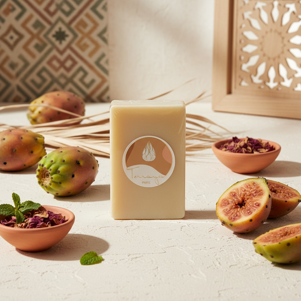 Savon à l'Huile de Pépins de Figue de Barbarie - 70g