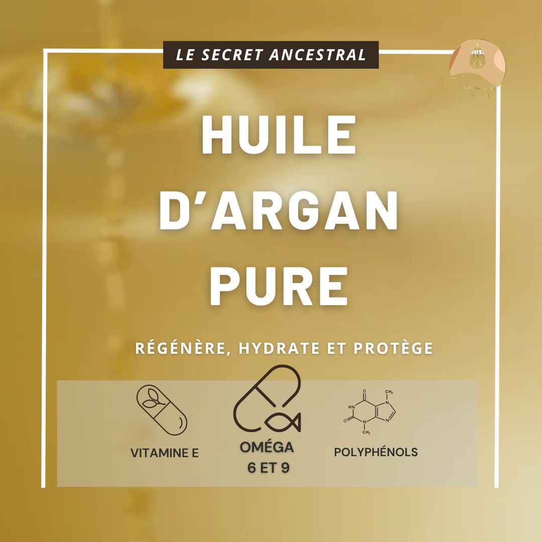 Huile d’Argan Bio - Puissant Antioxydant - Anti-Vergetures 100ml