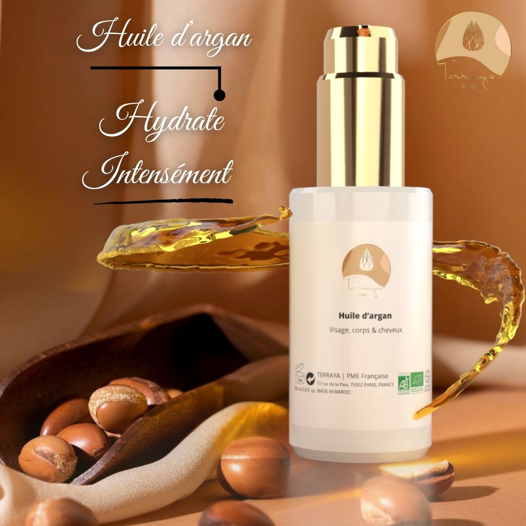 Huile d’Argan Bio - Puissant Antioxydant - Anti-Vergetures 100ml