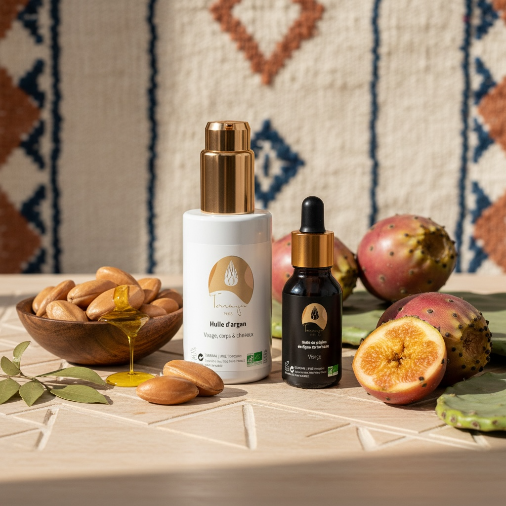 DUO - Huile de Pépins de Figue de Barbarie BIO - Huile d'Argan BIO